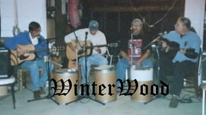 The band WinterWood playing at their last gig